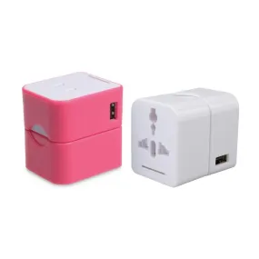 USB Travel Adaptor with 1 Hub