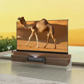VIVIDSTORM Bundle-Projector&Screen&2024 New Fully Concealed Premium Motorized Laser TV Cabinet DUNE-Limited Edition