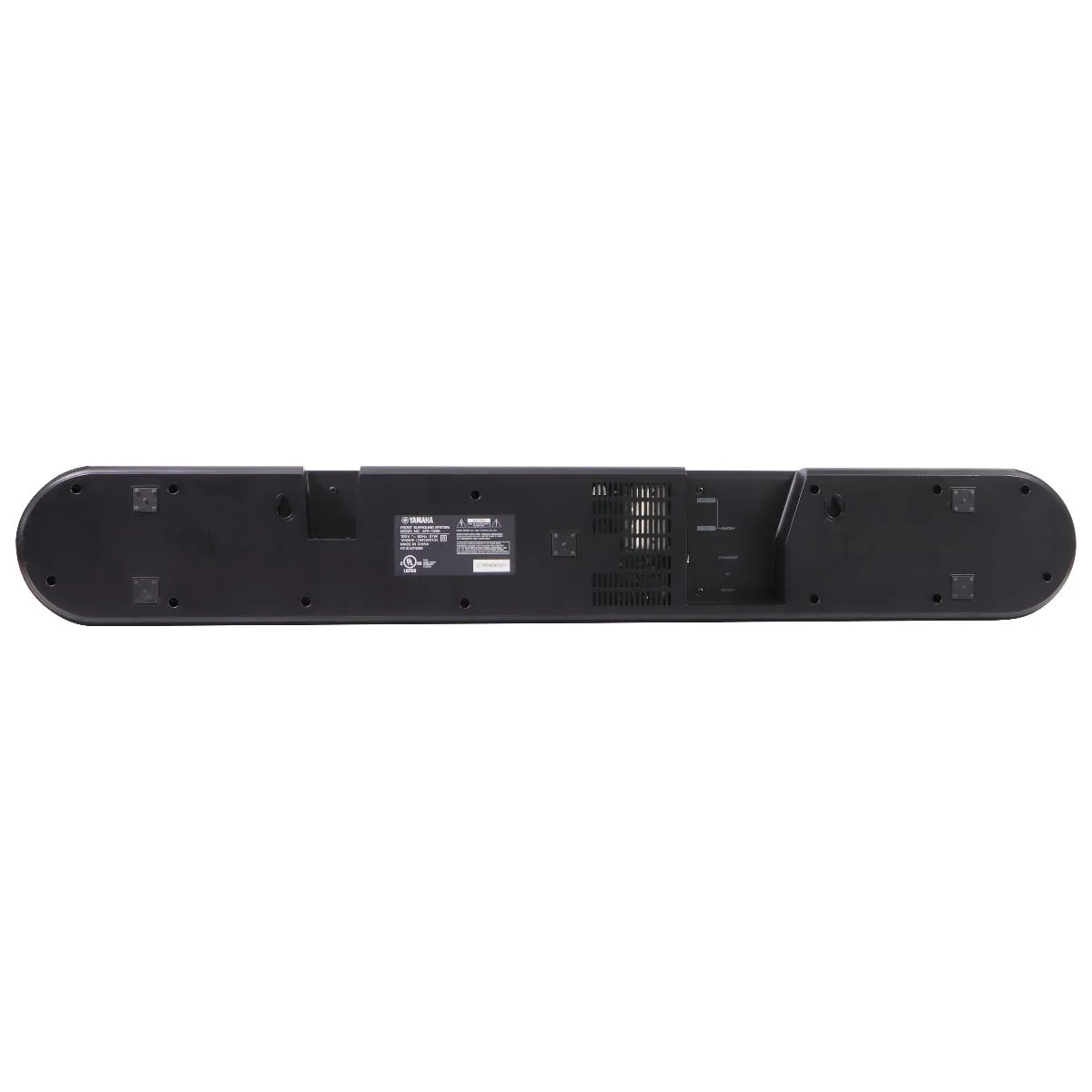 YAMAHA 35-in Bluetooth Soundbar with Dual Built-in Subwoofers - Black (ATS-1080)